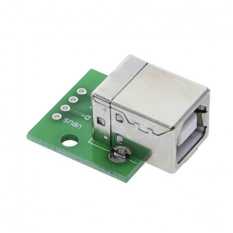 Adaptador Usb Tipo B Hembra A Dip 2.54mm