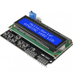 Shield LCD 1602 Con keypad Fondo Azul