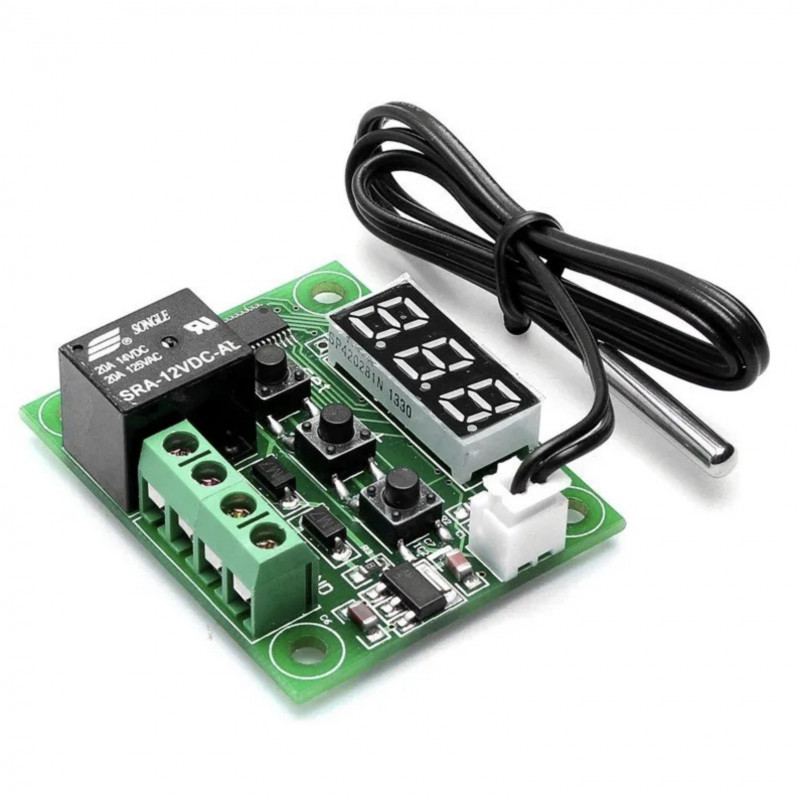 Modulo Control De Temperatura W1209 Con Relevador, Display y Sonda