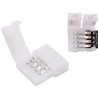 Conector Rápido Tipo Broche Para Unir Tira Led Rgb 4 Pines 10mm