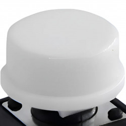 Botón Redondo Blanco 6x6x7.3mm Para Push Button Cabeza Cuadrada