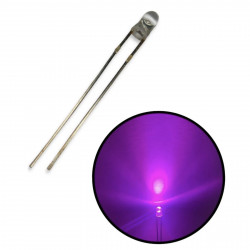Led Ultrabrillante Rosa 3mm Tipo Redondo