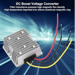 Regulador De Voltaje / Convertidor DC a DC Boost 24V a 12V 30A 360W Para Exteriores