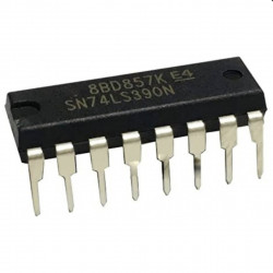 Contador de Década Doble 4 Bits 74LS390 TTL