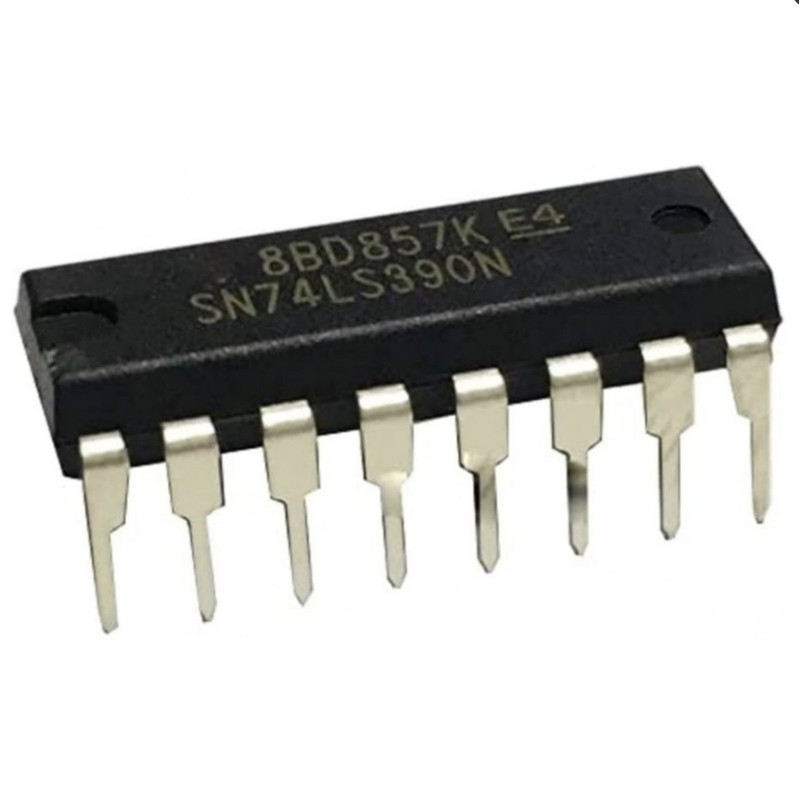 Contador de Década Doble 4 Bits 74LS390 TTL