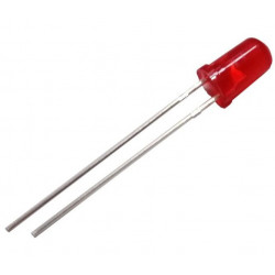 Leds Difusos Redondos 5mm (Rojo, Verde, Amarillo, Azul, Anaranjado)