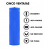 Pilas de Litio-ion 18650 Recargables