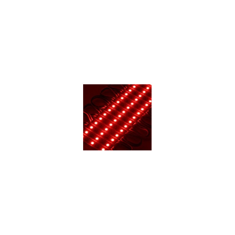 Módulos De 3 Leds 5050 75X12MM (Blanco frío, Blanco cálido, Rojo, Verde, Azul, Amarillo, Rosa, RGB)