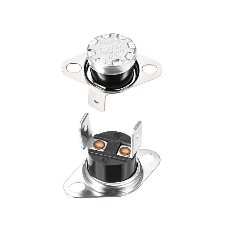 Termostatos KSD301 85°C  250V 10A (NO y NC)