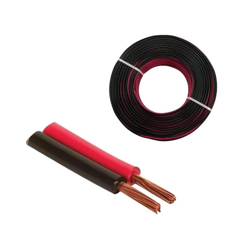 Cable Bipolar para Bocina (Por Metro) Calibre 18AWG, 22AWG