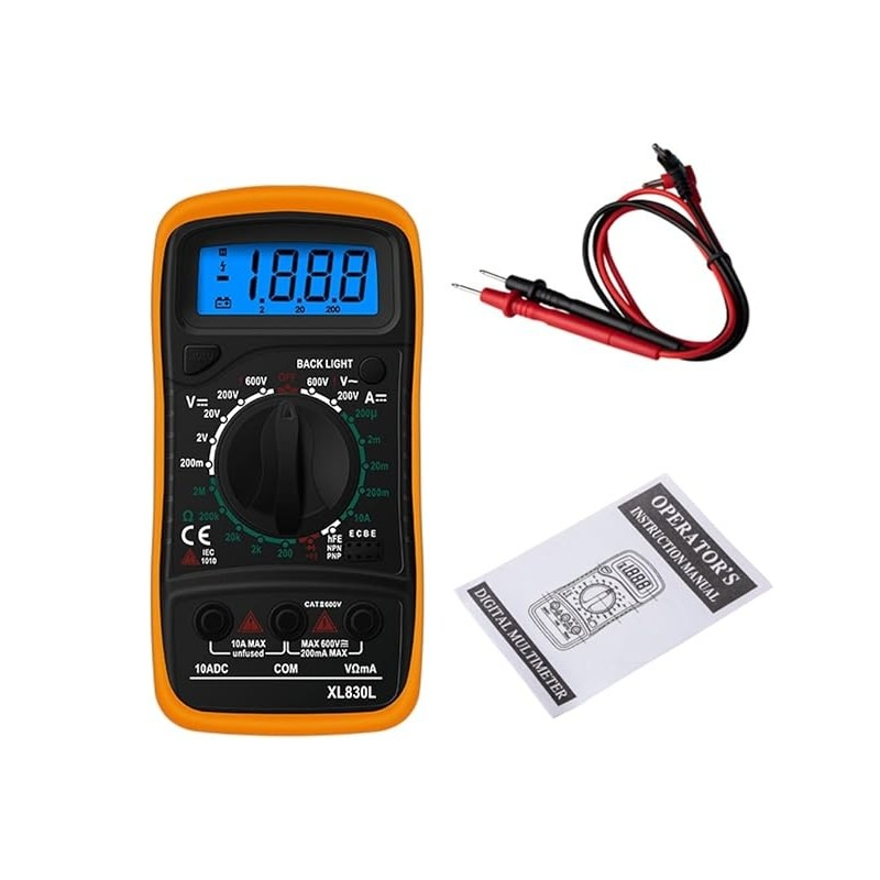 Multimetro Digital LCD XL830L