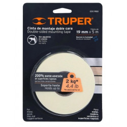Cinta Doble Cara Truper 19mmx5m