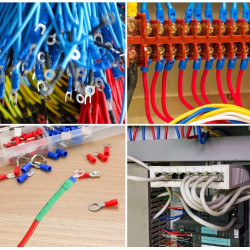 Kit Terminales para cables Eléctricos+Mangas Termocontráctiles