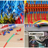 Kit Terminales para cables Eléctricos+Mangas Termocontráctiles