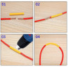 Kit Terminales para cables Eléctricos+Mangas Termocontráctiles