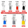 Kit de Terminales Eléctricas Aisladas 2000 Pzs (Tipo Férula)