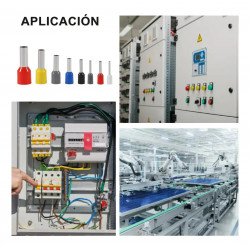 Kit de Terminales Eléctricas Aisladas 2000 Pzs (Tipo Férula)