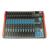 Mezcladora xtuga es1202 usb 12 canales colo rojo