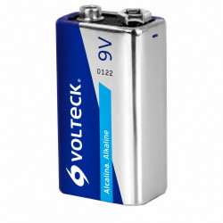 Pila 9V Volteck Alcalina o Carbon Zinc