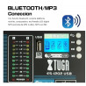 Mezcladora xtuga es1202 usb 12 canales colo rojo