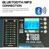 Mezcladora xtuga es1202 usb 12 canales colo rojo