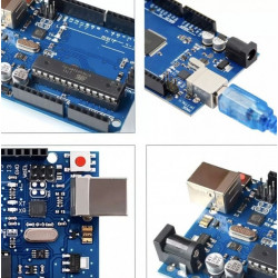 Placa de Desarrollo Experimental Uno R3 DIP Italiano Genérico Con Su Cable USB