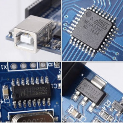 Placa de Desarrollo Experimental Uno SMD Genérico Con Su Cable USB