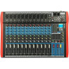 Mezcladora xtuga es1202 usb 12 canales colo rojo