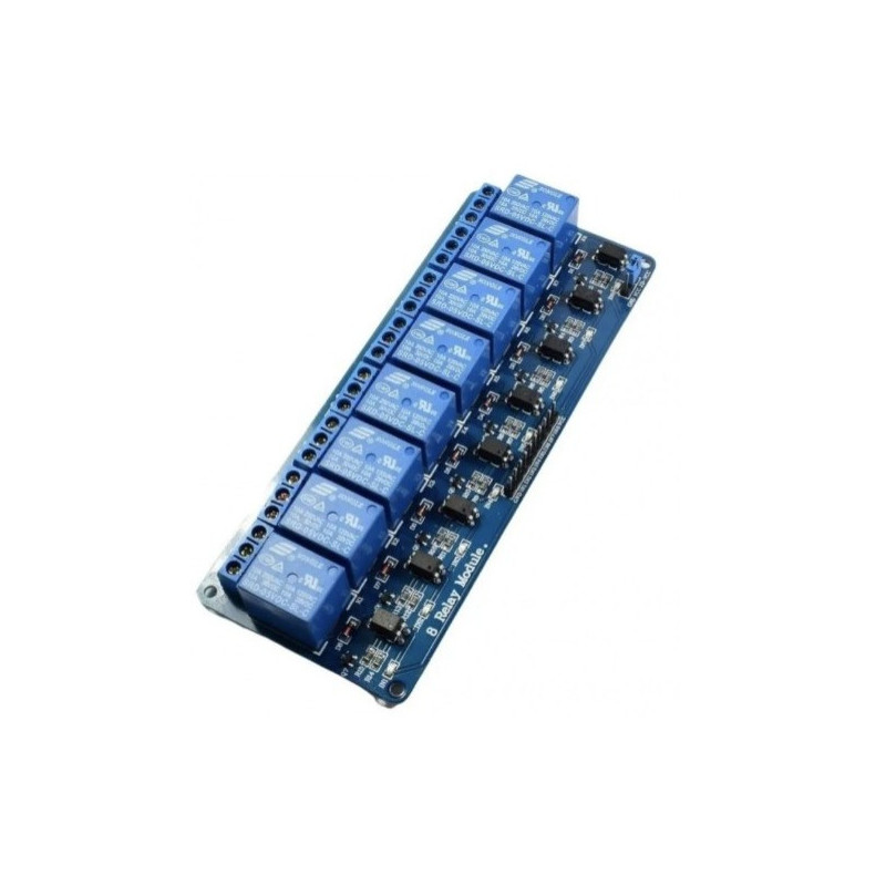 Módulo De 8 Relevadores 5V Optocoplados