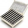 Matriz De Leds Rojos 3mm 8X8 Ánodo Común