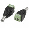 Adaptador Plug 2.1mm x 5.5mm Macho A Terminal Clema Doble