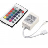 Control Remoto Infrarrojo De 24 Teclas Para Tiras De Leds RGB 12V 6A (NO INCLUYE BATERÍA DE LITIO)