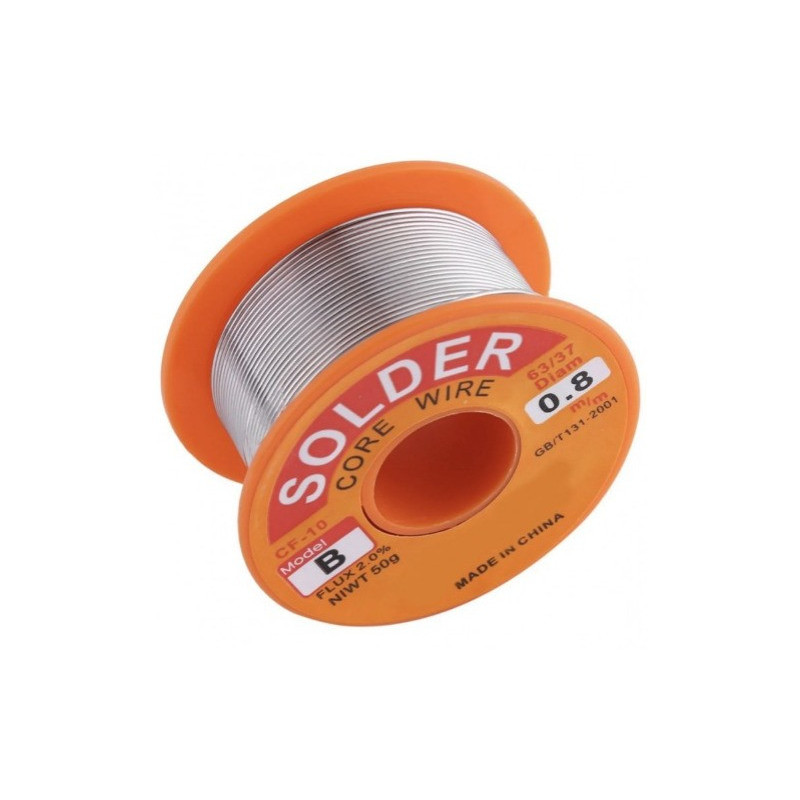 Carrete De Soldadura De Estaño Truper 45Grs 60/40 0.8mm