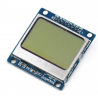 Pantalla LCD Nokia 5110 84x48 Luz De Fondo Azul