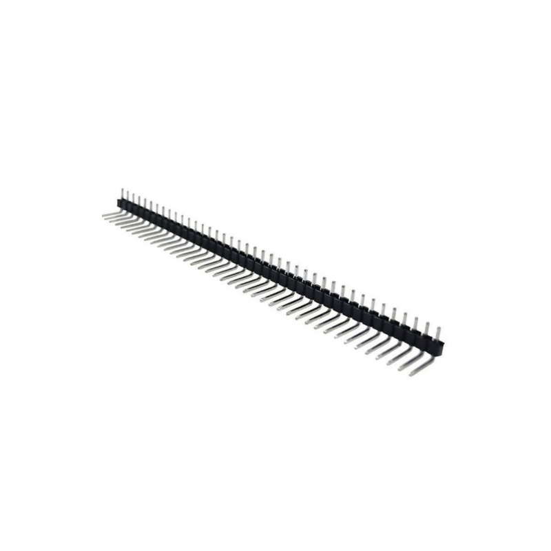 Tira De Pines Macho 1x40 En Angulo Recto