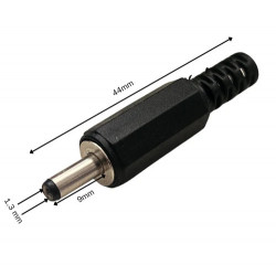 Fuente de Alimentación Tipo Eliminador 5V 2A Plug 1.3mm x 3.1mm Punta Negra