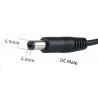 Fuente de Alimentación Tipo Eliminador 5V 2A Plug 2.1mm x 5.5mm Punta Negra