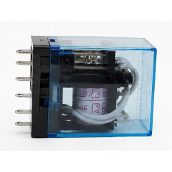 Relevadores Tipo Industrial con Base  12V / 24V / 110V / 220V