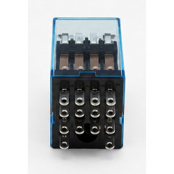 Relevadores Tipo Industrial con Base  12V / 24V / 110V / 220V