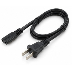 Cable de Alimentación Bipolar 18AWG con Conector Hembra – NISPT-2 300V 105°C