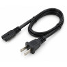 Cable de Alimentación Bipolar 18AWG con Conector Hembra – NISPT-2 300V 105°C