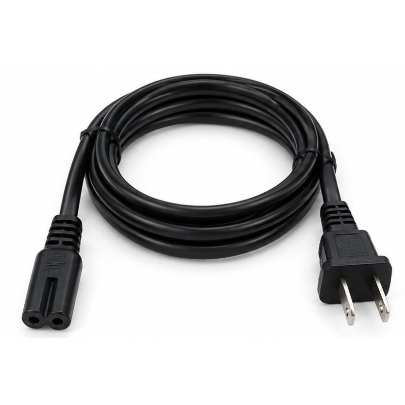 Cable de Alimentación Bipolar 18AWG con Conector Hembra – NISPT-2 300V 105°C