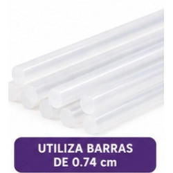 Pistola de Silicón Caliente para Barra Delgada 7.4 mm