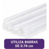 Pistola de Silicón Caliente para Barra Delgada 7.4 mm