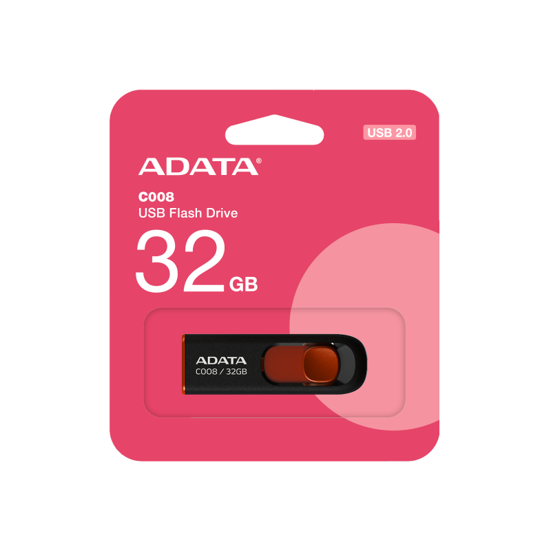 Memoria Flash USB 2.0 ADATA C008 32GB y 64GB