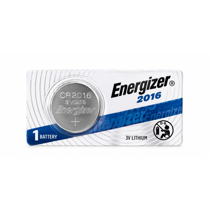Pila de Litio Energizer CR2016 3in1 Child Shield ORIGINAL (1 Pieza)