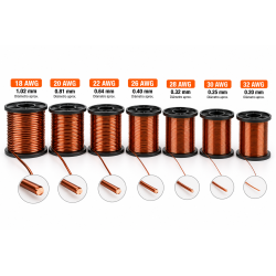 Alambre Magneto de Cobre Esmaltado para Embobinado (Diferentes Calibres) - Venta Por Metro