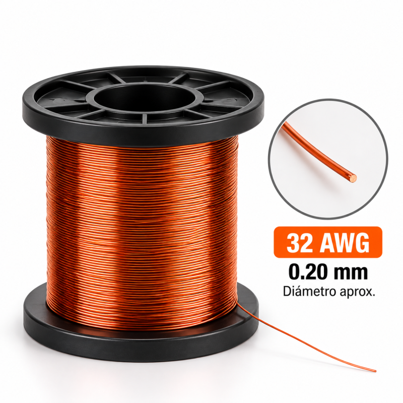 Alambre Magneto de Cobre Esmaltado para Embobinado (Diferentes Calibres) - Venta Por Metro