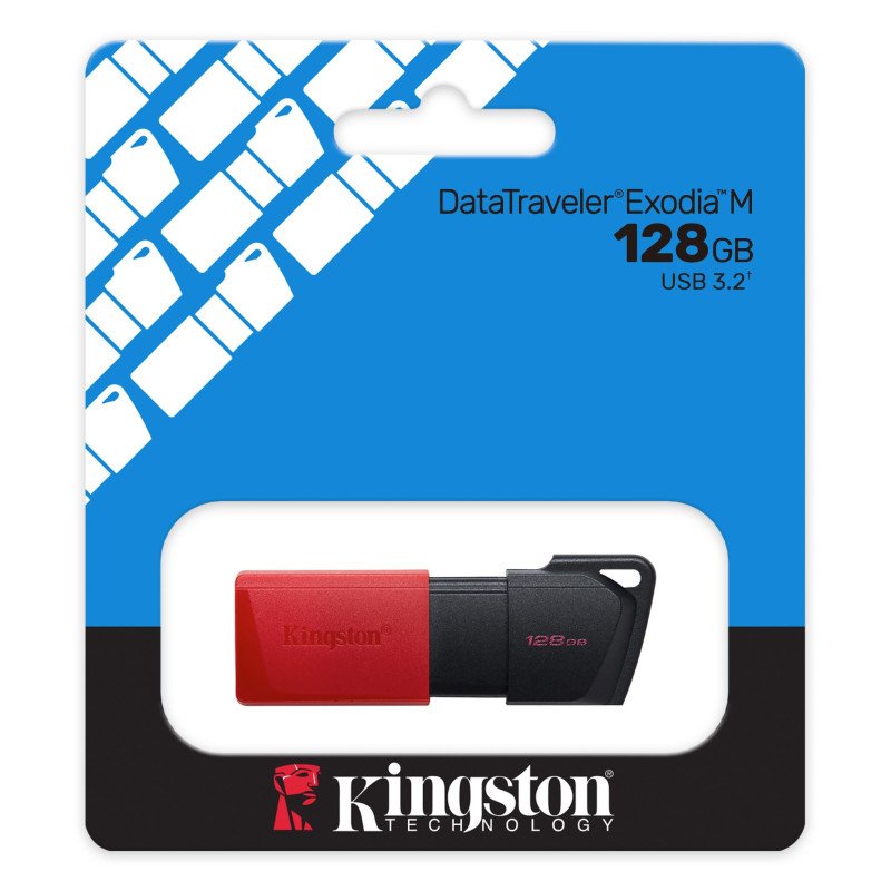 Unidad Flash USB 3.2 Kingston DataTraveler Exodia M (Distintos Almacenamientos)