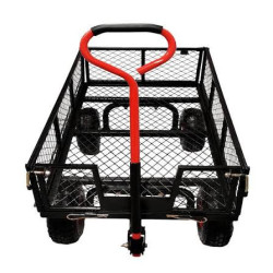 Carro de Carga de Plataforma con Red de Malla y 300 kg (Peldaños)